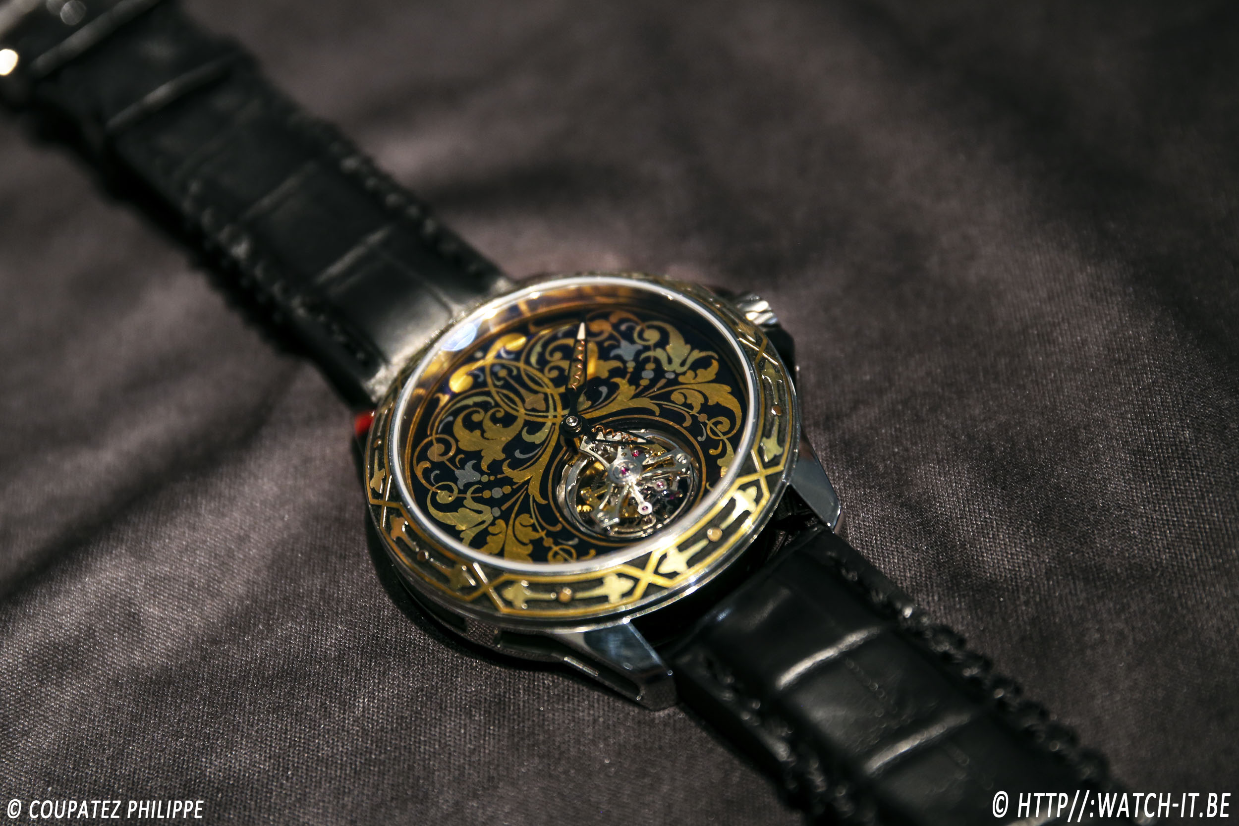 ArtyA Gold Marquetry Tourbillon3